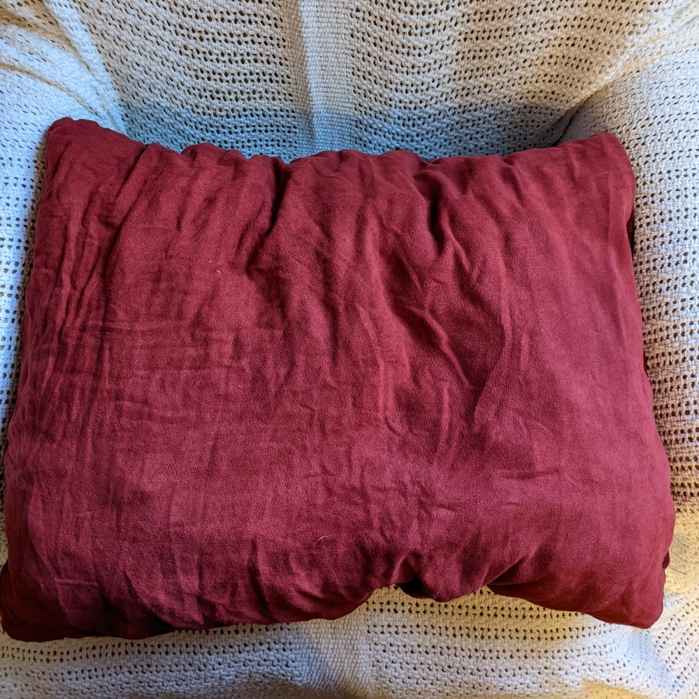 Support Compressible Backpacking Camping Pillow Memory Foam Size Large 16" x 23"